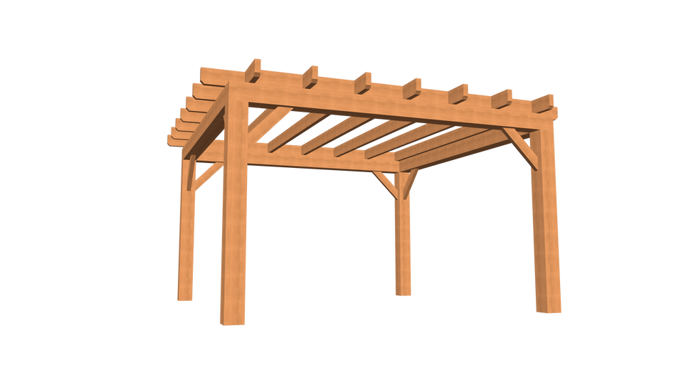 Bouwpakket platdak 350 x 300 cm