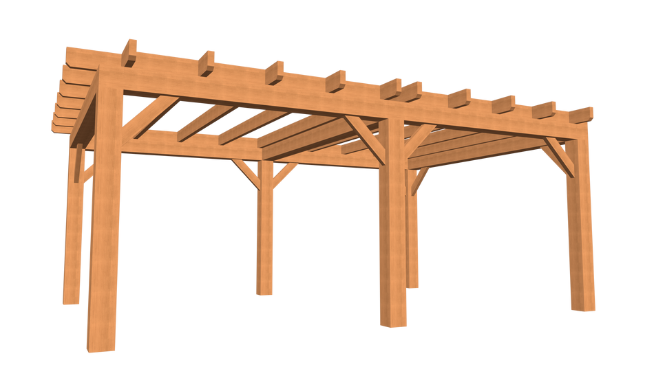 Bouwpakket platdak 800 x 400 cm