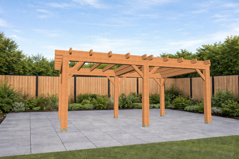 Bouwpakket platdak 400 x 300 cm