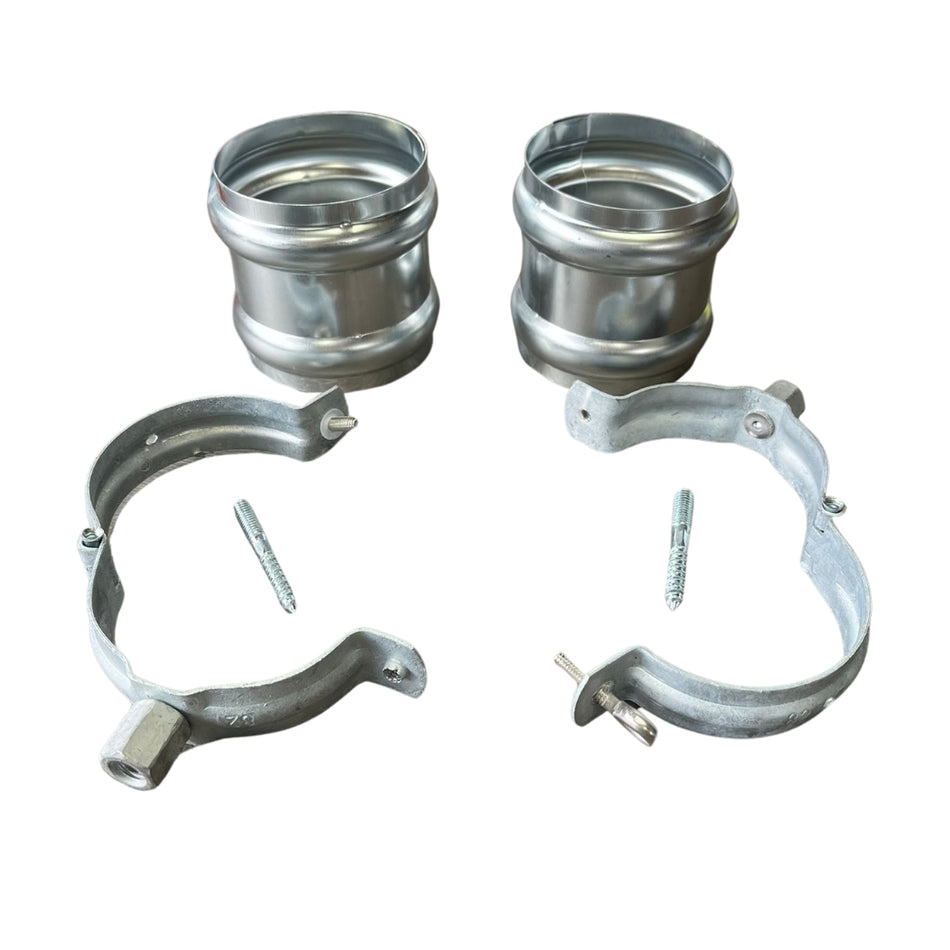 Regenpijp montage set zink