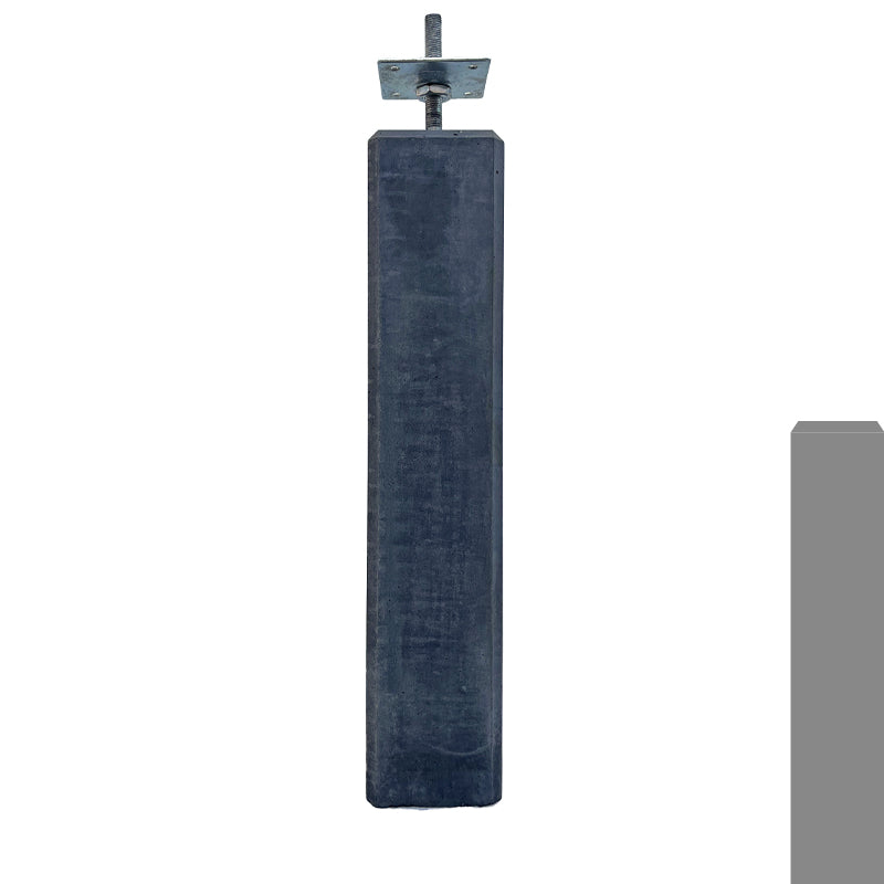 Betonpoer 12 x 12 59 cm hoog