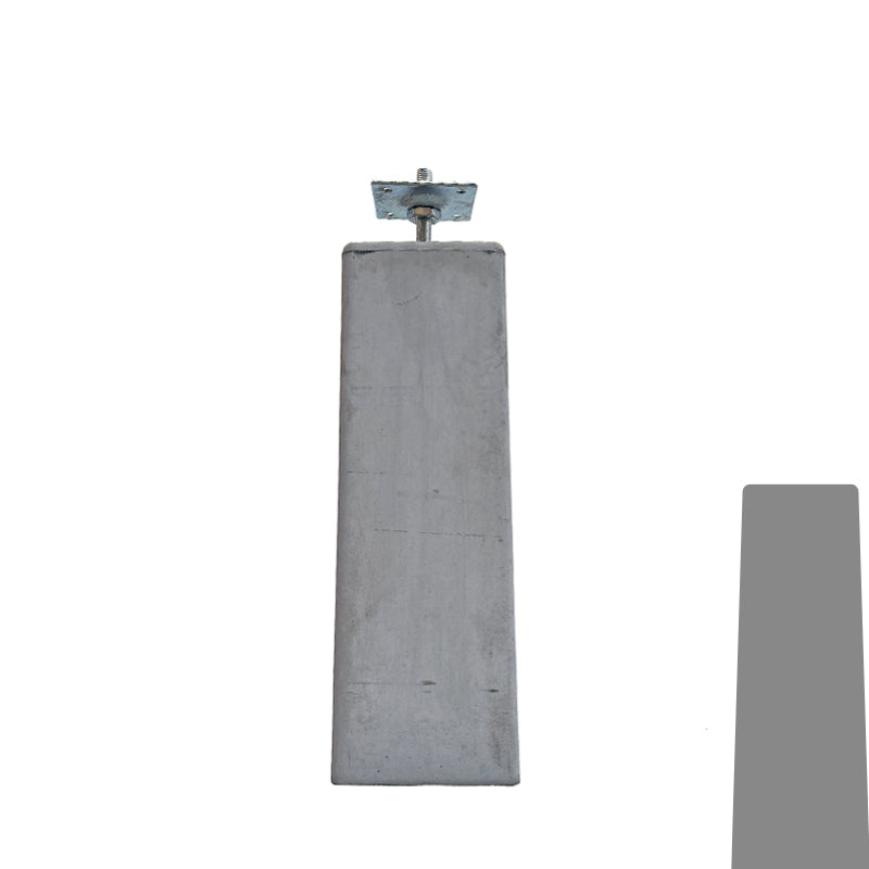 Betonpoer 15x15/18x18 50 cm hoog