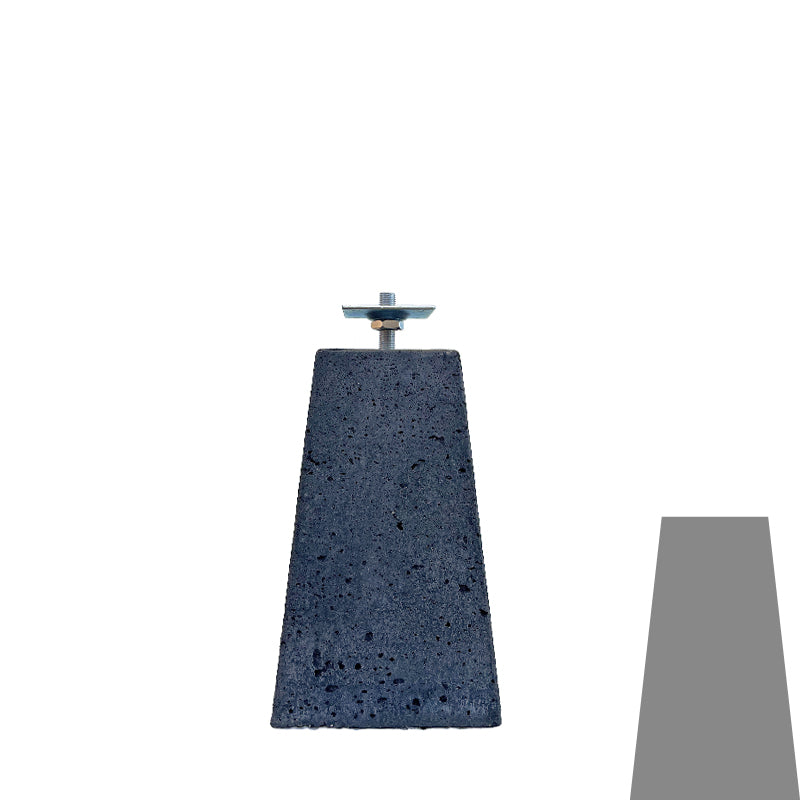 Betonpoer 15x15/24x24 40 cm hoog (taps)